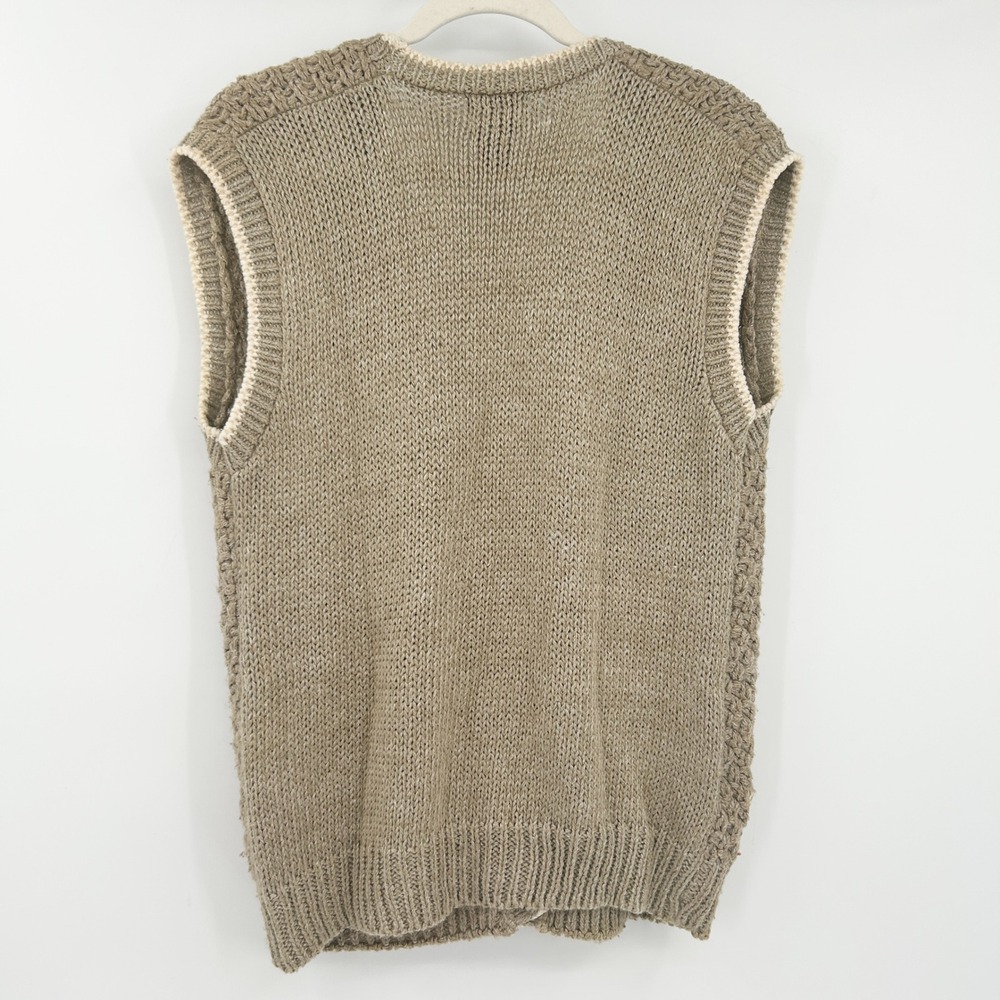Designers Originals Vintage Cottagecore Floral‎ Embroidered Knit Sweater Vest L - Picture 6 of 8